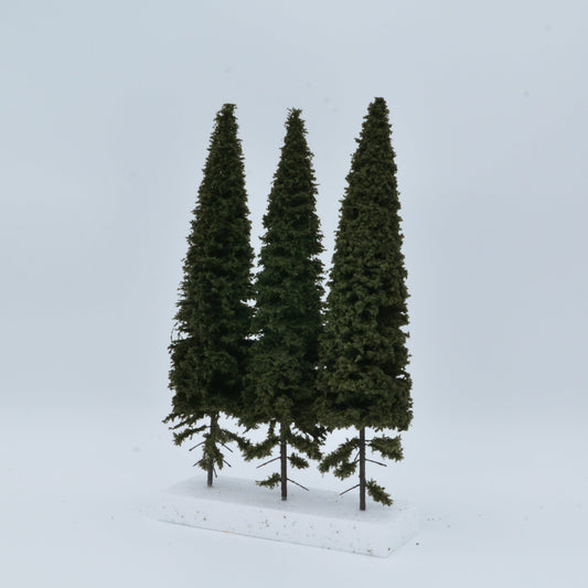 3 Stück Fichte mit kurzem Stamm 230-270