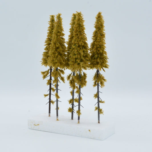 5 Stück Lärche mit Stamm Herbst 180-220 mm