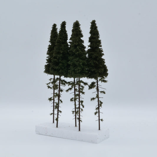 5 Stück Fichte mit Stamm 230-270mm