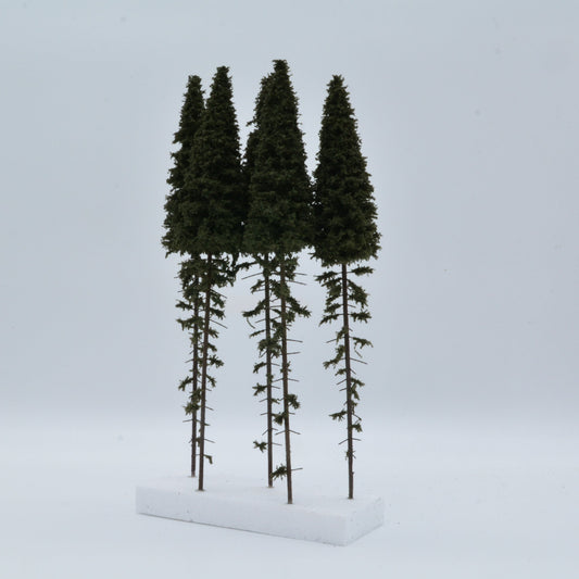 5 Stück Fichte mit Stamm 280-320mm