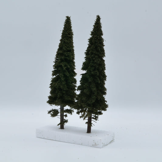 2 Stück Fichte mit kurzem Stamm 250 mm