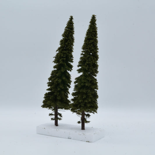 2 Stück Fichte mit kurzem Stamm 300 mm