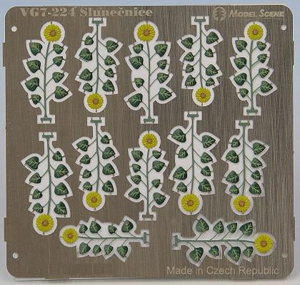Sonnenblumen 1:72 / 1:87 Model-Scene