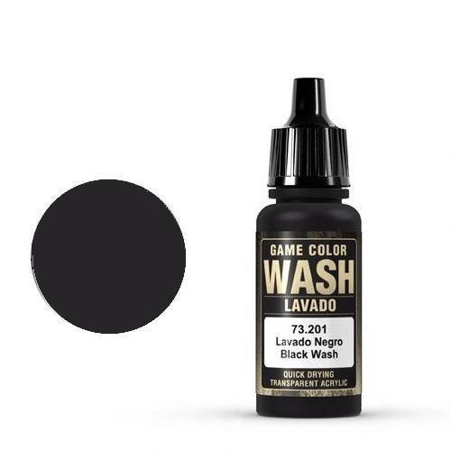 201 Wash Black Shade, 17 ml - Langmesser-Modellwelt - Vallejo