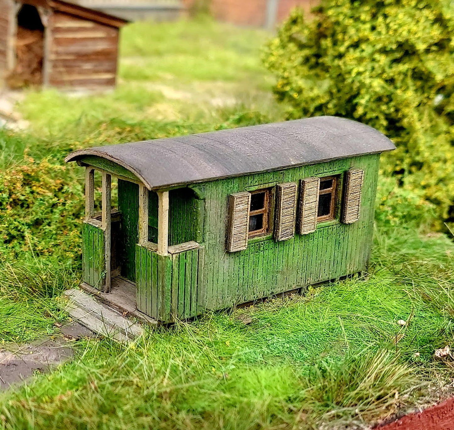 Gartenlaube -Alter Wagen 1:87 - Langmesser-Modellwelt - Model-Scene