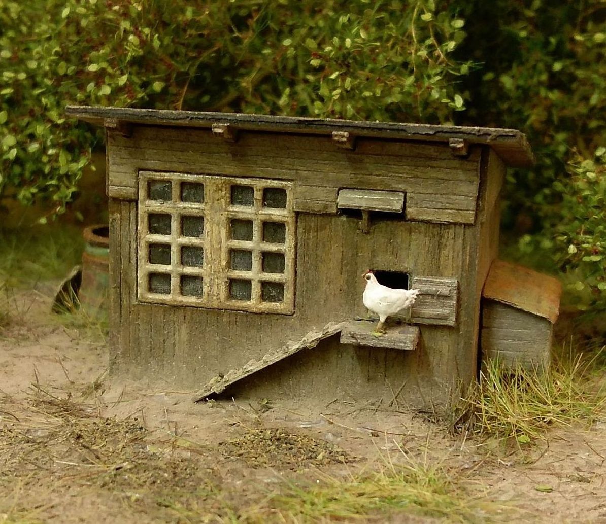 Hühnerstall 1:87 - Langmesser-Modellwelt - Model-Scene