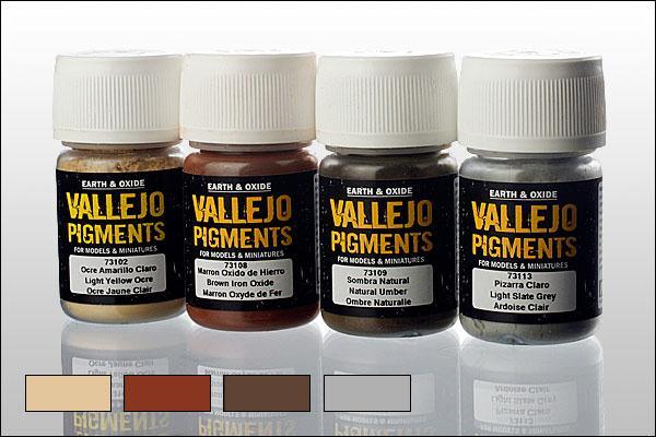 Pigment-Set "Mauern" - Langmesser-Modellwelt - Vallejo