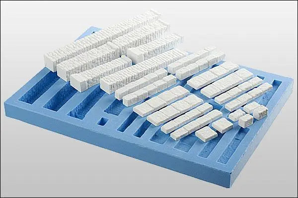 Stützen und Abdeckungen aus kleinem Bruchstein - Langmesser-Modellwelt - Langmesser-Modellwelt