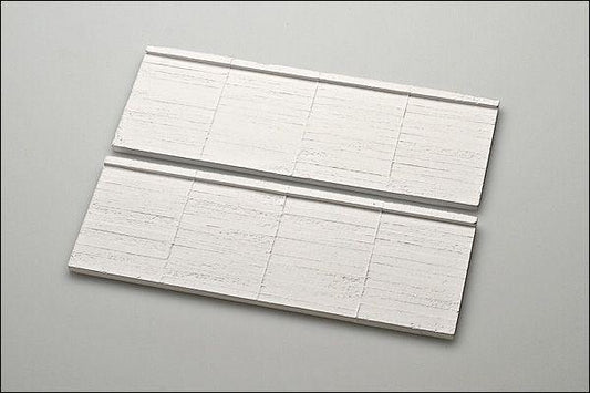 2 Stück Niedrige Betonmauer, Spur 0 - Langmesser-Modellwelt - Langmesser-Modellwelt