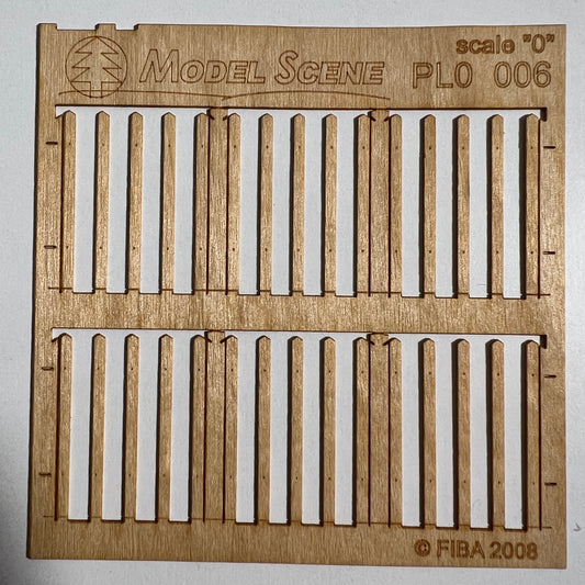 Holzzaun 1:48 - Typ 6 - Langmesser-Modellwelt - Model-Scene