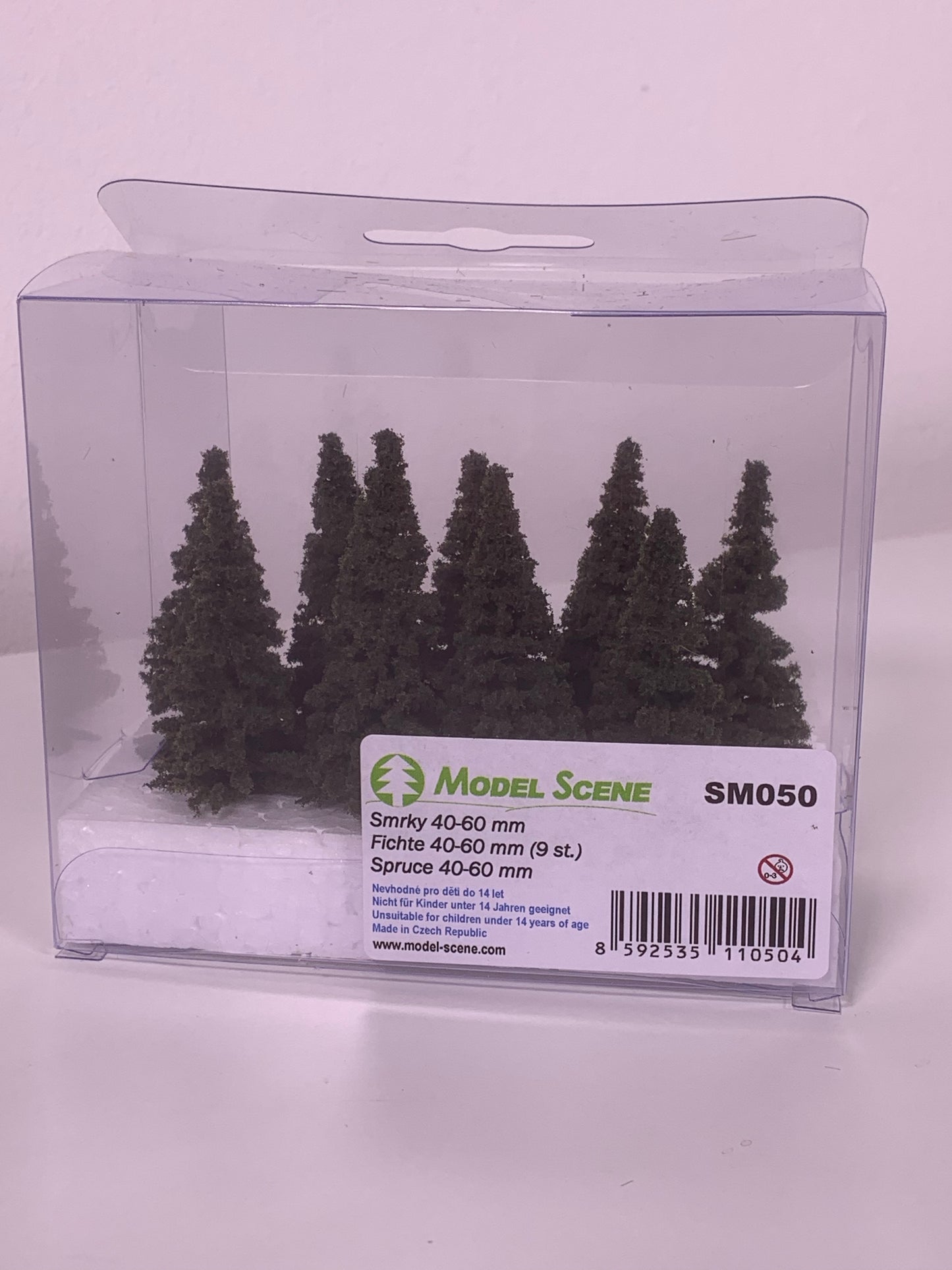 9 Stück Fichte 40-60 mm - Langmesser-Modellwelt - Model-Scene