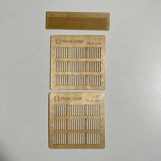 Bretterzaun, schmale Latten, 1:87 - Langmesser-Modellwelt - Model-Scene