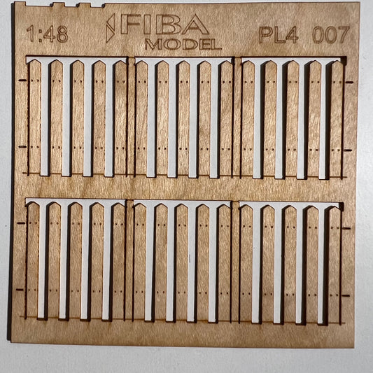Holzzaun 1:48 - Typ 7 - Langmesser-Modellwelt - Model-Scene