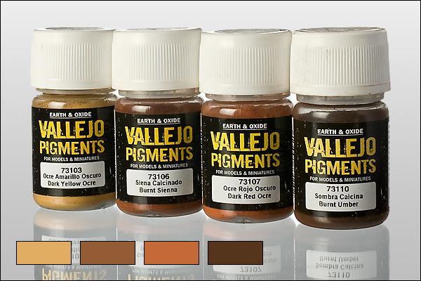 Pigment-Set "Rost und öl" - Langmesser-Modellwelt - Vallejo