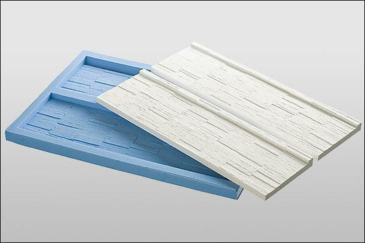 2 Stück Betonmauer, grob verschalt, niedrig - Langmesser-Modellwelt - Langmesser-Modellwelt