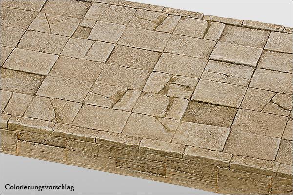 Güterrampe "Beton" Verlängerung, verwittert - Langmesser-Modellwelt - Langmesser-Modellwelt