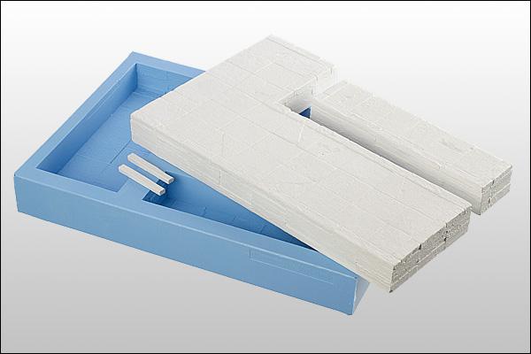 Güterrampe "Beton" Kopfstücke, verwittert - Langmesser-Modellwelt - Langmesser-Modellwelt