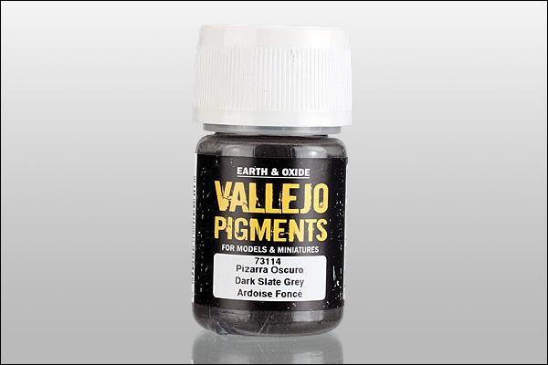 Pigmentdose dunkles grau (Schiefer) 30 ml - Langmesser-Modellwelt - Vallejo