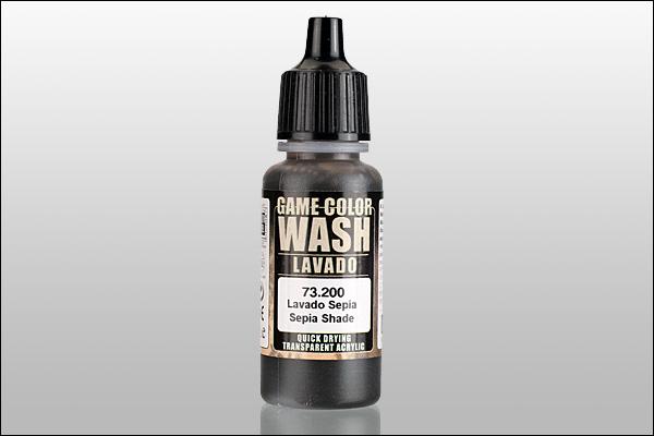 Lasurfarbe (Wash) Sepiabraun, 17ml - Langmesser-Modellwelt - Vallejo