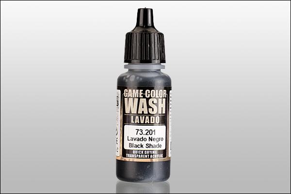 Lasurfarbe (Wash), Schwarz, 17ml - Langmesser-Modellwelt - Vallejo