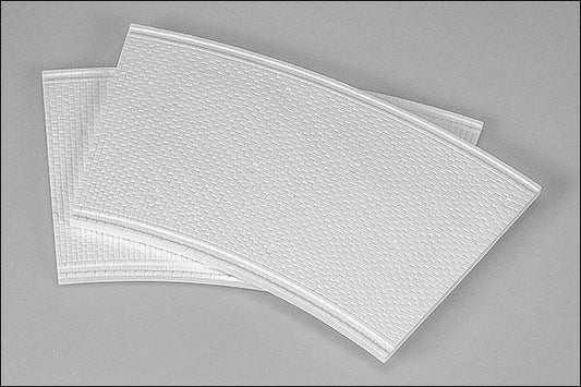 2 Stück Pflasterstraße, Kurve, schmal, Spur 0 - Langmesser-Modellwelt - Langmesser-Modellwelt