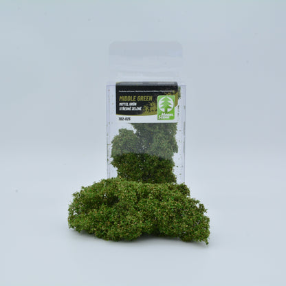 Natürliches Buschwerk mit Blättern – Mittelgrün