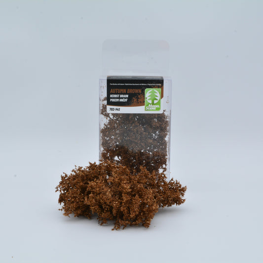 Natürliches Buschwerk mit Blättern – Herbst Braun