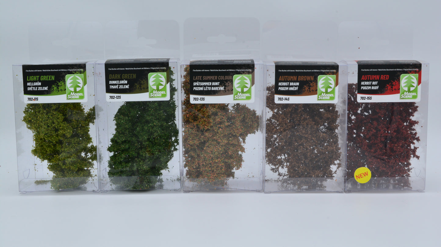 Natürliches Buschwerk mit Blättern – Dunkelgrün