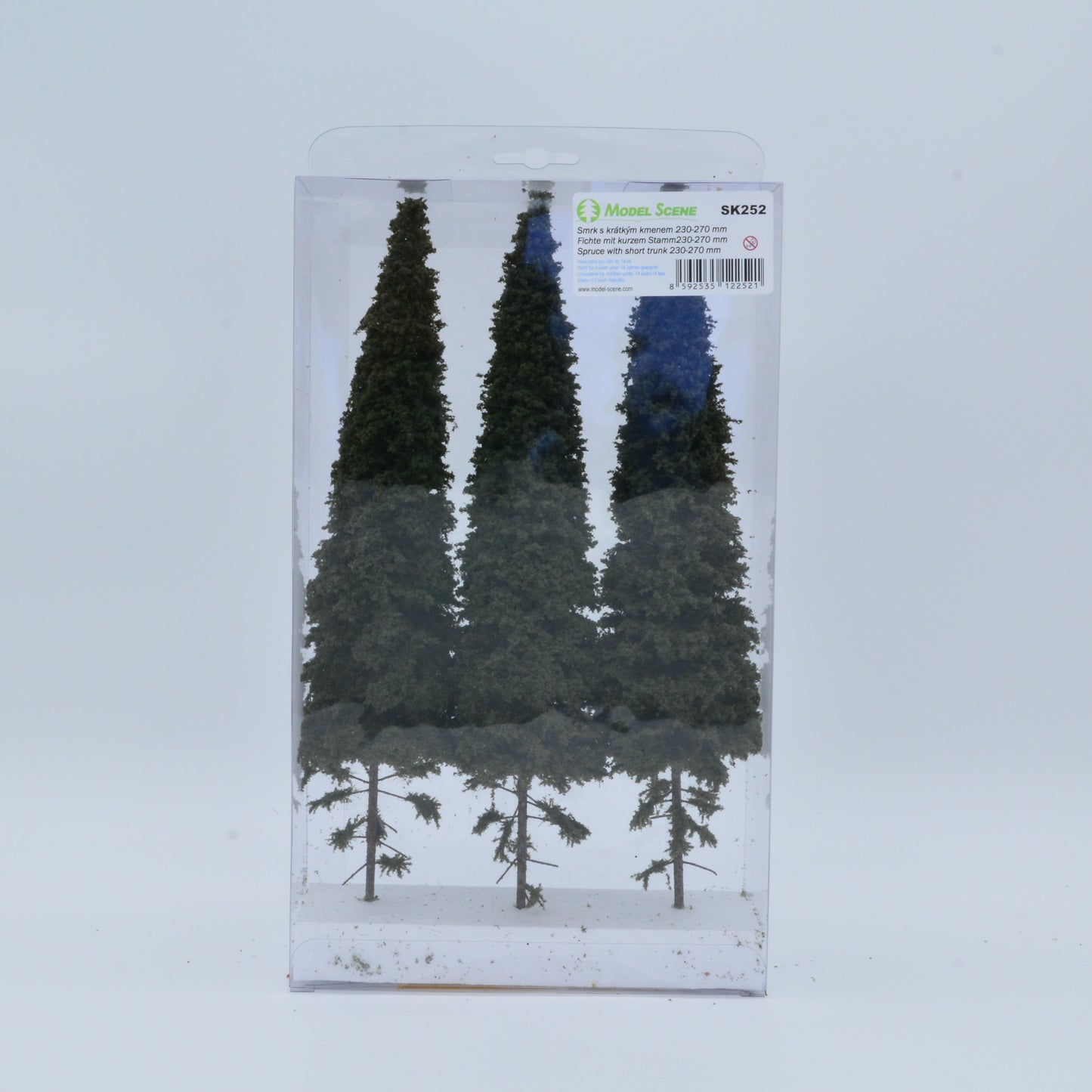 3 Stück Fichte mit kurzem Stamm 230-270