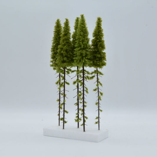 5 Stück Lärche mit Stamm 280-320 mm