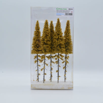 5 Stück Lärche mit Stamm Herbst 230-270 mm