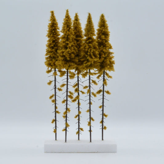 5 Stück Lärche mit Stamm Herbst 280-320 mm