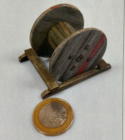 Kabeltrommel Holz 1:45 Model-Scene