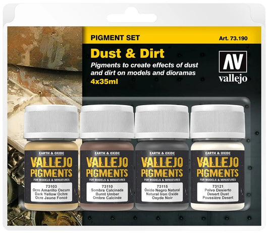Vallejo Pigment Set "Staub & Dreck"