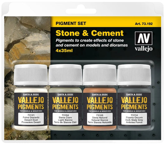 Vallejo Pigment Set "Stein & Zement"