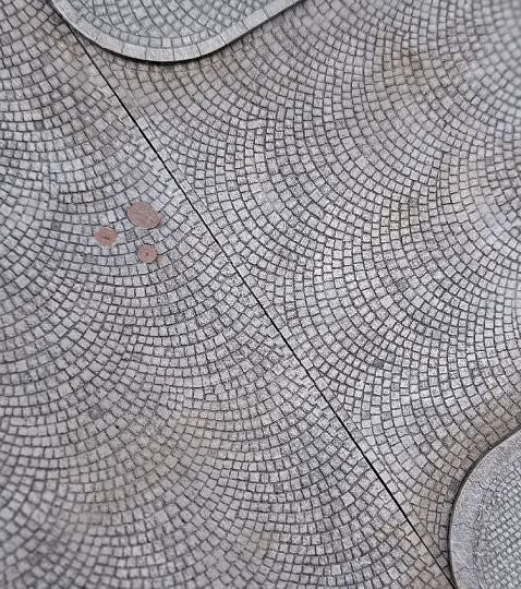 Fächerförmige Straße – T-Kreuzung H0