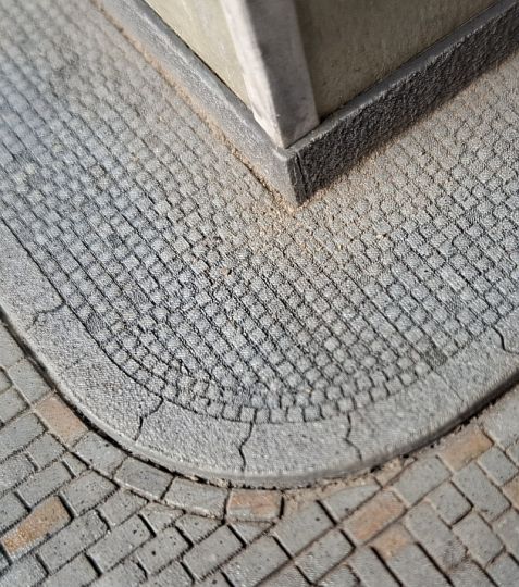 Pflastersteine – Quadratisches Fliesenmuster H0