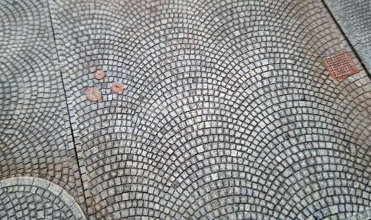 Fächerförmige Straße – T-Kreuzung H0