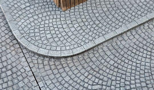 Pflastersteine – Fächerform H0