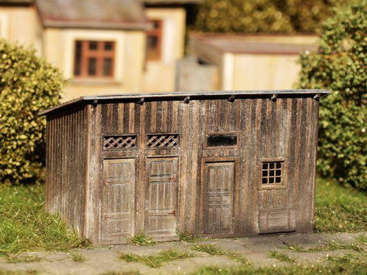 Laser Cut Bausatz Geräteschuppen 1:87 - Langmesser-Modellwelt