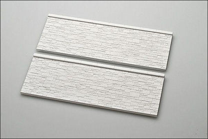 2 Stück Niedrige Natursteinmauer, Spur 0 - Langmesser-Modellwelt - Langmesser-Modellwelt