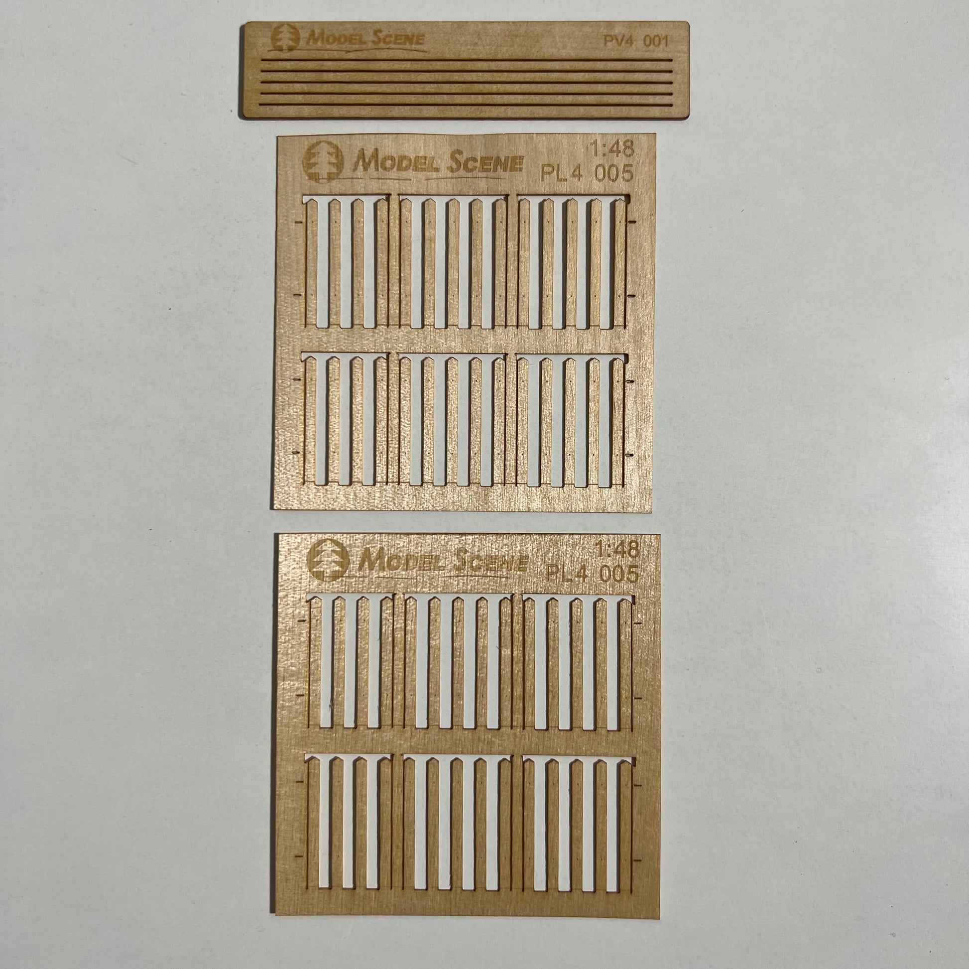 Holzzaun 1:48 - Typ 5 - Langmesser-Modellwelt