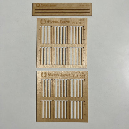 Holzzaun 1:48 - Typ 5 - Langmesser-Modellwelt - Model-Scene