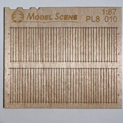 Bretterzaun, regelmäßige Bretter, 1:87 - Langmesser-Modellwelt - Model-Scene