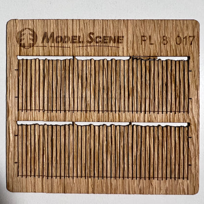 Bretterumzäunung unregelmäßig - geschnitten II - 1:87 - Langmesser-Modellwelt - Model-Scene