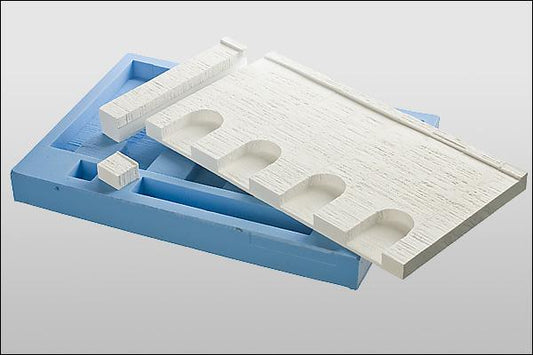 Betonmauer, Arkaden, niedrig, geschlossen - Langmesser-Modellwelt - Langmesser-Modellwelt