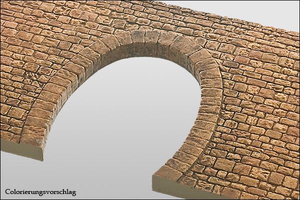 Tunnelportal eingleisig - Langmesser-Modellwelt