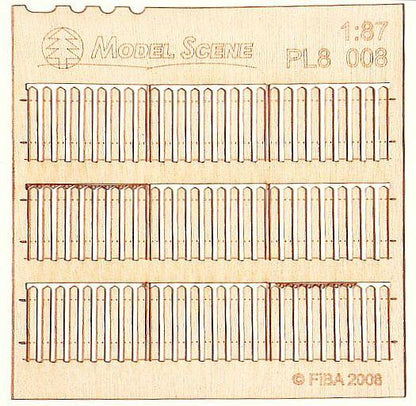 Bretterzaun, breite Bretter, 1:87 - Langmesser-Modellwelt - Model-Scene