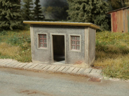 Lasercut Bausatz Bushaltestelle 1:87 - Langmesser-Modellwelt - Model-Scene