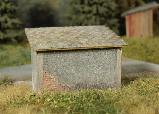 Lasercut Bausatz Bushaltestelle 1:87 - Langmesser-Modellwelt - Model-Scene